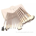 Brosse de maquillage cosmétique cosmétique personnalisé 24pcs